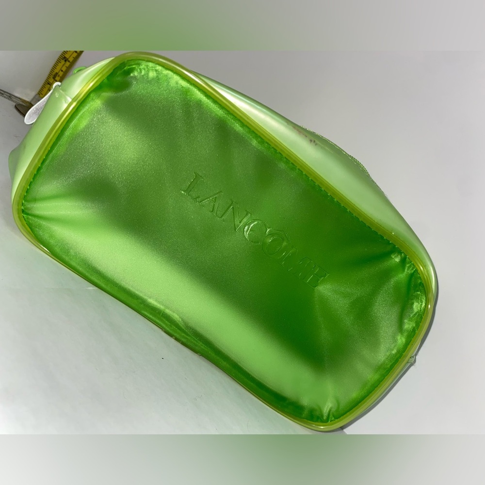 Lancome Green Transparent Cosmetic Bag impermeable